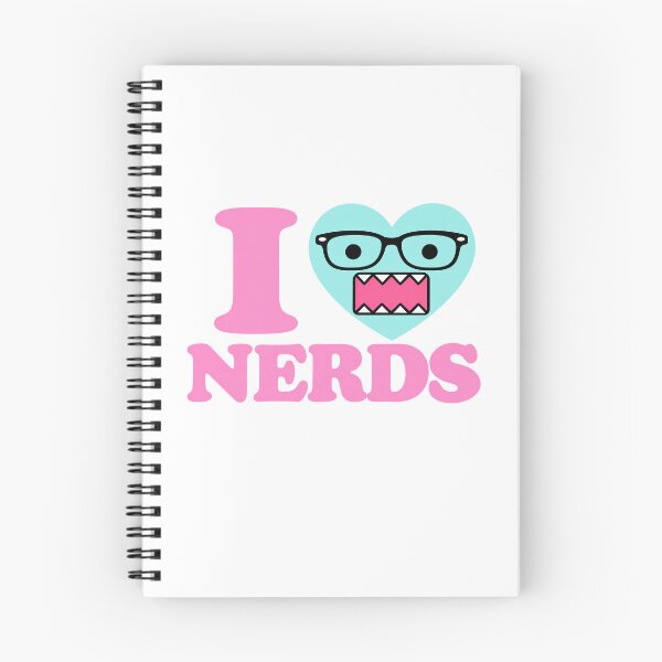 Item preview, Domo "I Heart Nerds" Pink Teal  designed and sold by cinlali.