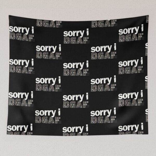 Item preview, Sorry I DGAF Guitar Shirt Sarcastic Guitar Humor designed and sold by Redgiant87x.