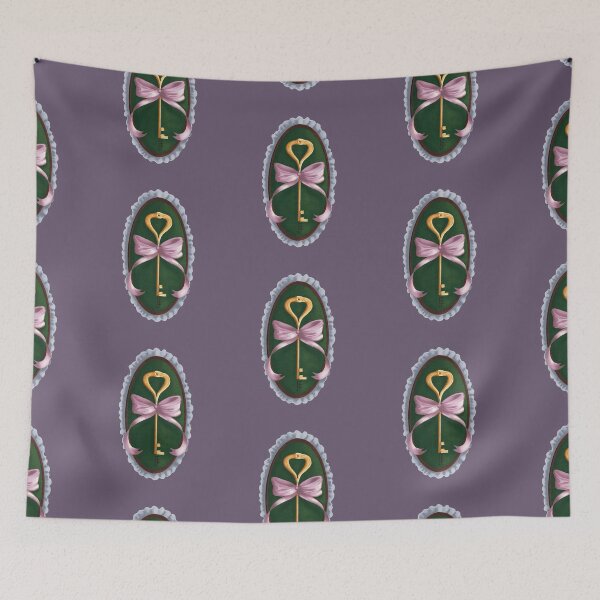 Item preview, Cottagecore, Croquette Key on Green Velvet  designed and sold by ArtistEmFae.
