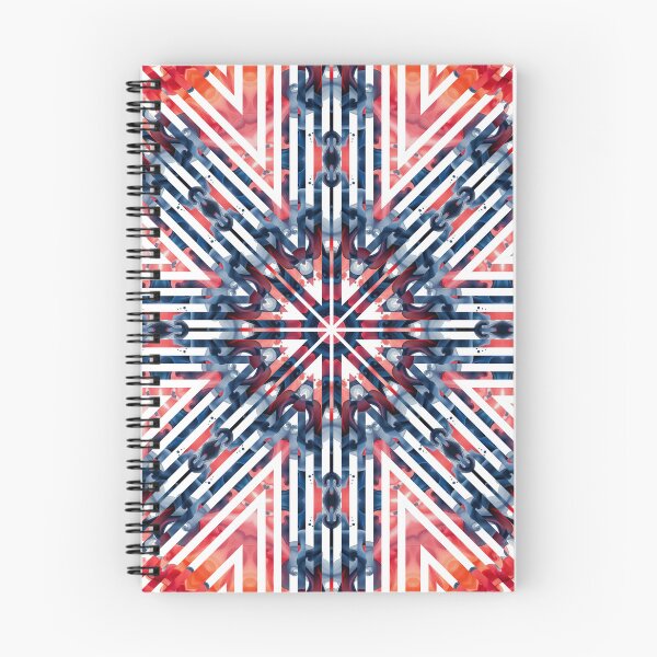 Item preview, Red and Navy Geometric Abstract Pattern designed and sold by ScreenPin.