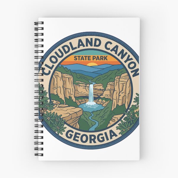 Item preview, Cloudland Canyon State Park Georgia Poster designed and sold by DetourDgn.