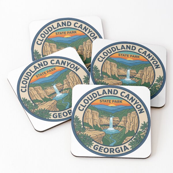 Item preview, Cloudland Canyon State Park Georgia Poster designed and sold by DetourDgn.