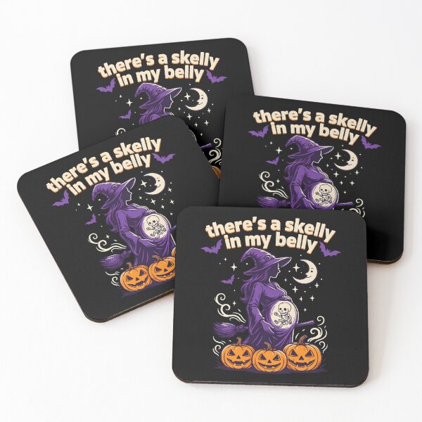 Item preview, There's a Skelly in My Belly Halloween Baby Reveal designed and sold by Redgiant87x.
