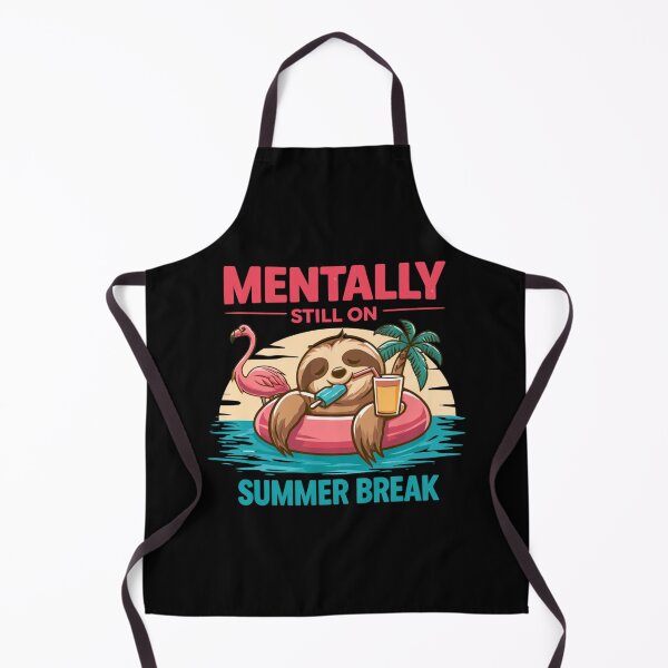 Item preview, Mentally Still on Summer Break Sloth - Funny Summer Vacation Design designed and sold by AceEye.