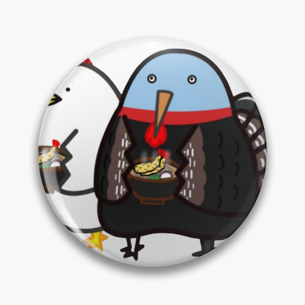 Item preview, Cute Chicken and Turkey Eating designed and sold by Rtcraftani.
