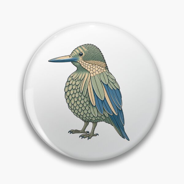 Item preview, Serene Kingfisher Pastel Nature | Lifestyle designed and sold by ferniesee.