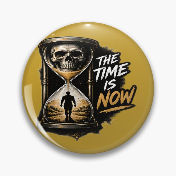 Item preview, The Time Is Now Skull Hourglass Art designed and sold by FABIOLA1970.