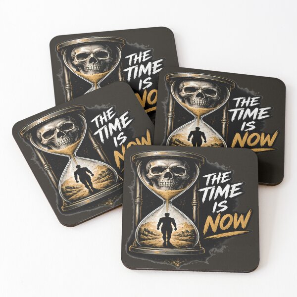 Item preview, The Time Is Now Skull Hourglass Art designed and sold by FABIOLA1970.