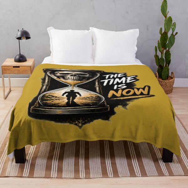 Item preview, The Time Is Now Skull Hourglass Art designed and sold by FABIOLA1970.