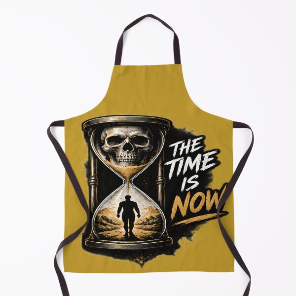 Item preview, The Time Is Now Skull Hourglass Art designed and sold by FABIOLA1970.