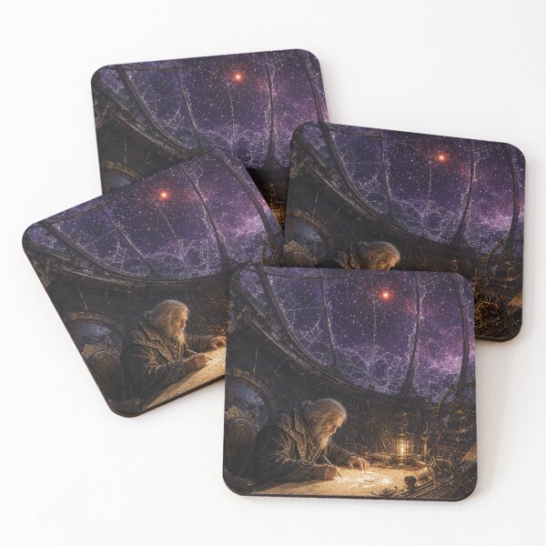 Item preview, The Celestial Cartographer – Steampunk Astronomer Under the Stars designed and sold by MOCH- ART.