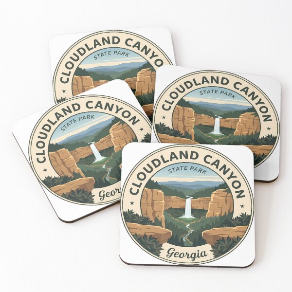 Item preview, Cloudland Canyon State Park Georgia Emblem designed and sold by DetourDgn.