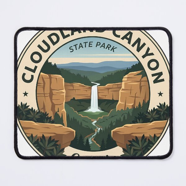 Item preview, Cloudland Canyon State Park Georgia Emblem designed and sold by DetourDgn.