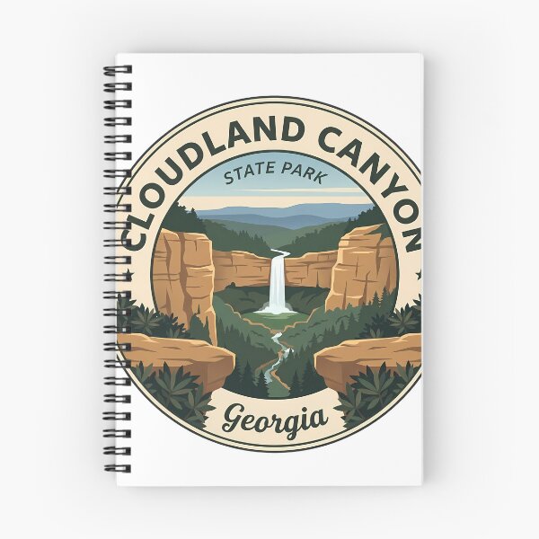 Item preview, Cloudland Canyon State Park Georgia Emblem designed and sold by DetourDgn.