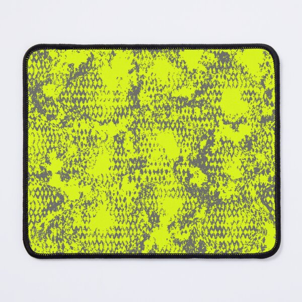 Item preview, Modern Distressed Python Print Pattern | Chartreuse & Gray designed and sold by Frohyou.