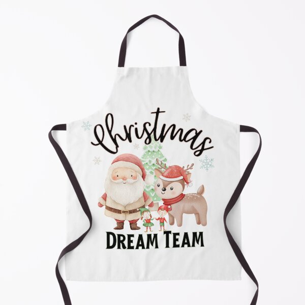 Item preview, Cute Christmas Dream Team – Santa, Reindeer & Elves designed and sold by SunandShade.