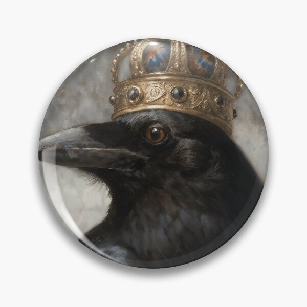 Item preview, The Raven King in Golden Crown designed and sold by DarkHolyQueen.