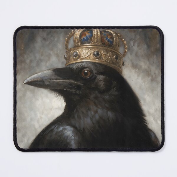 Item preview, The Raven King in Golden Crown designed and sold by DarkHolyQueen.