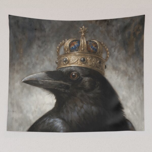 Item preview, The Raven King in Golden Crown designed and sold by DarkHolyQueen.