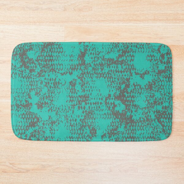 Item preview, Modern Distressed Python Print Pattern | Teal & Gray designed and sold by Frohyou.