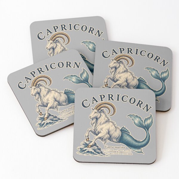Item preview, Capricorn Sea Goat Mythological Specimen Illustration designed and sold by radiogalaxy.