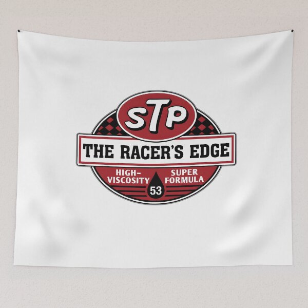 Item preview, Vintage STP 'The Racer's Edge' Oval Sign designed and sold by interdesigner.