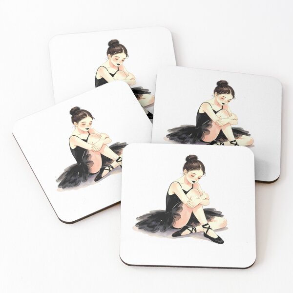 Item preview, Solitary Black Ballerina in Quiet Reflection designed and sold by Bondingbonding.