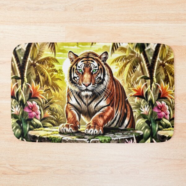 Item preview, Jungle tiger poster designed and sold by The Empire Of Digital Art..
