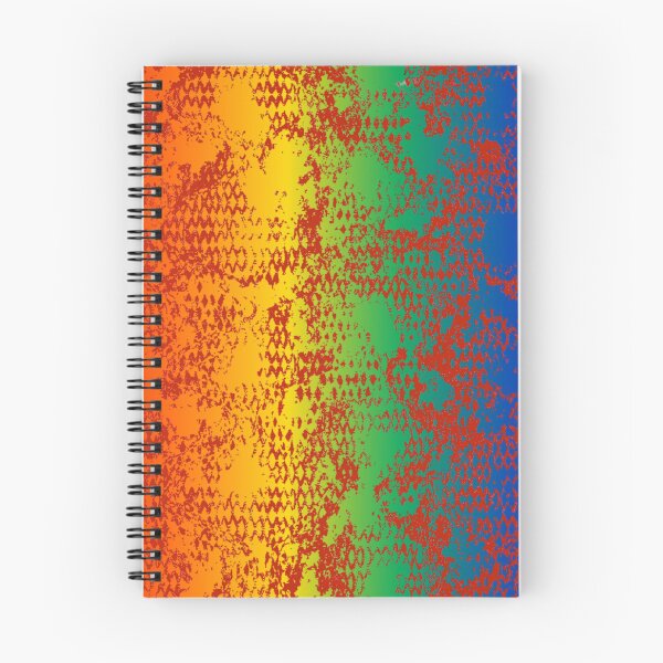 Item preview, Modern Distressed Python Print Pattern | Rainbow & Red designed and sold by Frohyou.