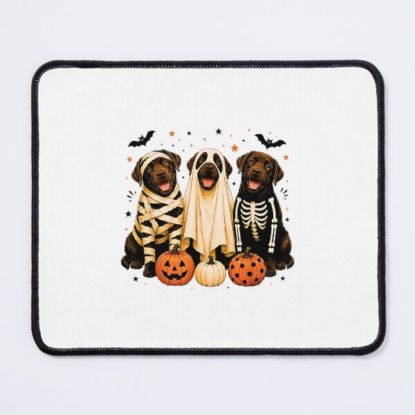 Item preview, Chocolate Labrador in Ghost Cute Lab Ghost Dog Halloween designed and sold by Rahamkshop.
