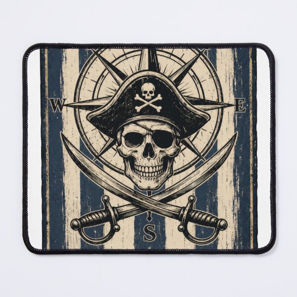Item preview, Vintage Pirate Flag Banner designed and sold by BetweenForms.