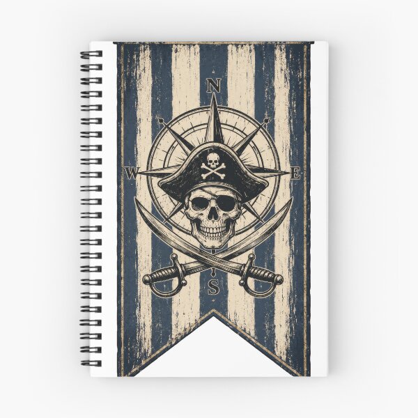Item preview, Vintage Pirate Flag Banner  designed and sold by BetweenForms.
