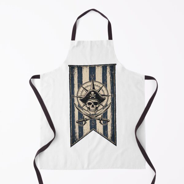 Item preview, Vintage Pirate Flag Banner designed and sold by BetweenForms.
