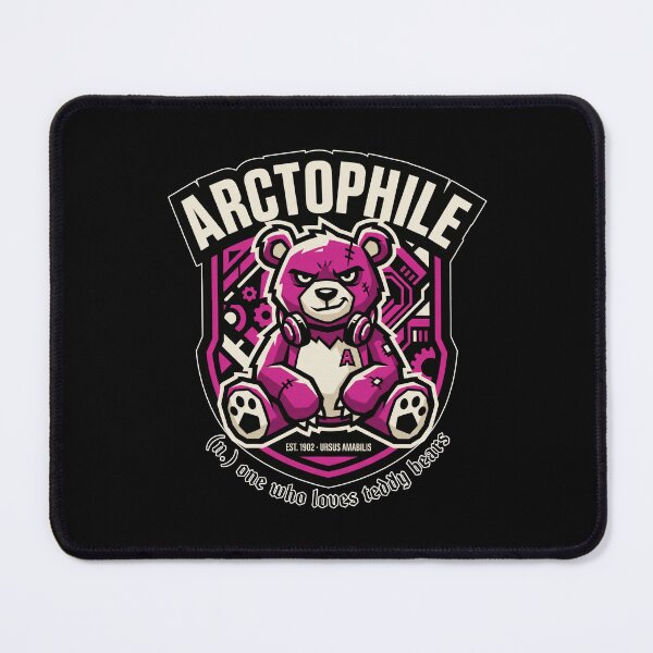 Item preview, Arctophile - Bold Teddy Bear Crest Streetwear Design designed and sold by Osmose-Studio ⭐⭐⭐⭐⭐.