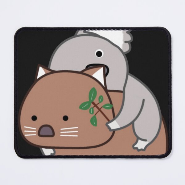 Item preview, Cute Koala Riding Wombat with Eucalyptus designed and sold by Rtcraftani.