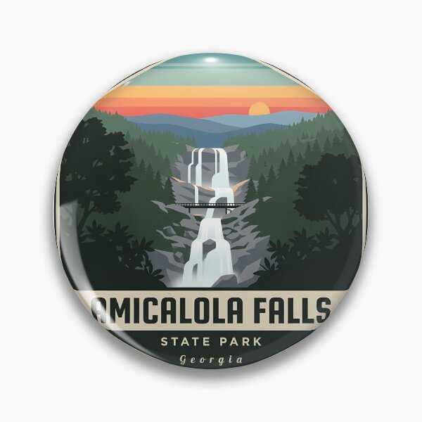 Item preview, Amicalola Falls State Park Georgia Print designed and sold by DetourDgn.