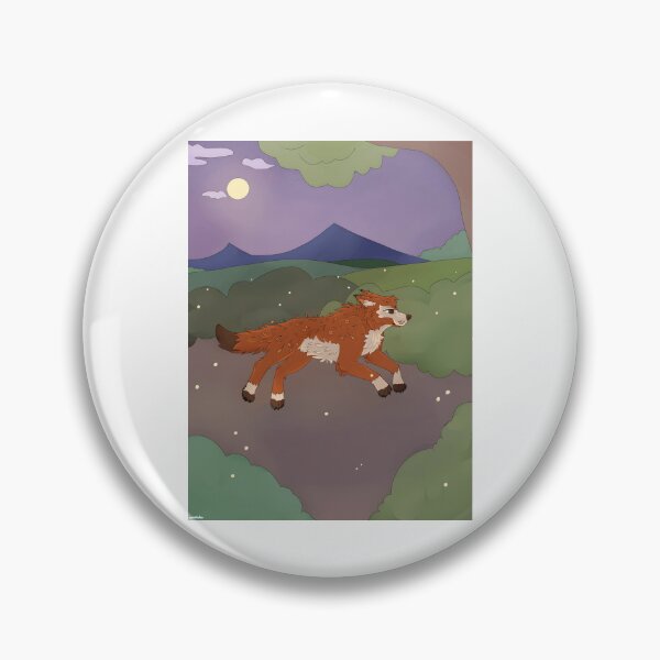 Item preview, Mystical Fox Running at Dusk designed and sold by Catsi-Nook-Art.