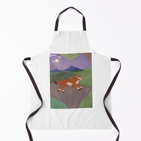 Item preview, Mystical Fox Running at Dusk designed and sold by Catsi-Nook-Art.