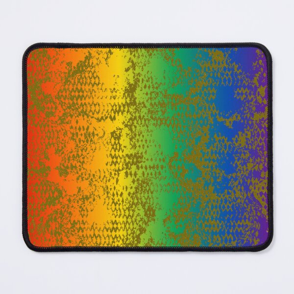 Item preview, Modern Distressed Python Print Pattern | Rainbow & Yellow designed and sold by Frohyou.