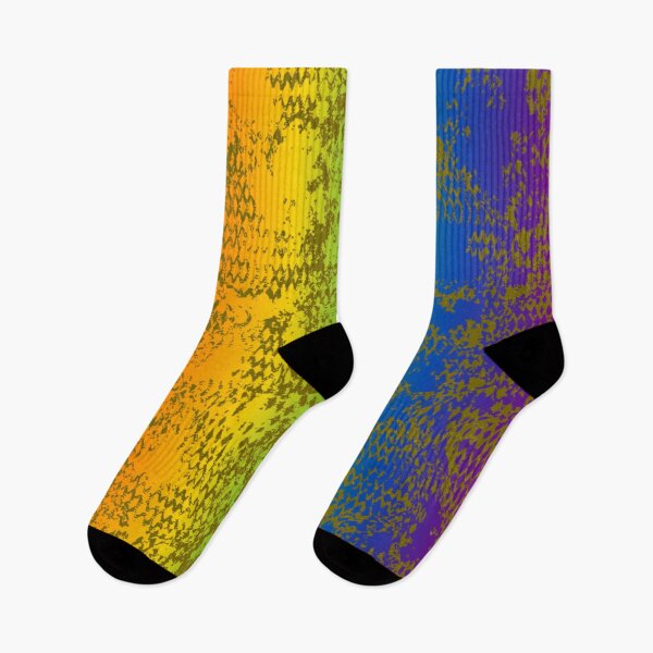 Item preview, Modern Distressed Python Print Pattern | Rainbow & Yellow designed and sold by Frohyou.