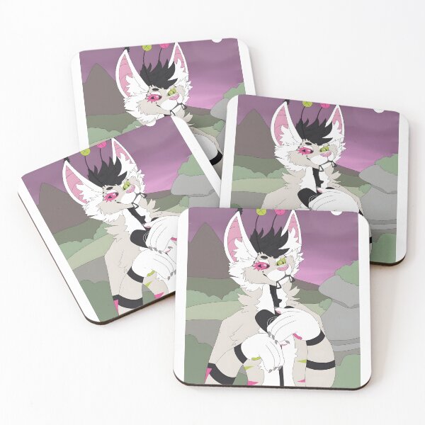 Item preview, Feline Anthro Character with Button Antennae at Twilight designed and sold by Catsi-Nook-Art.