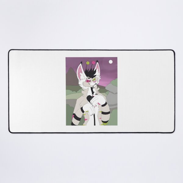 Item preview, Feline Anthro Character with Button Antennae at Twilight designed and sold by Catsi-Nook-Art.