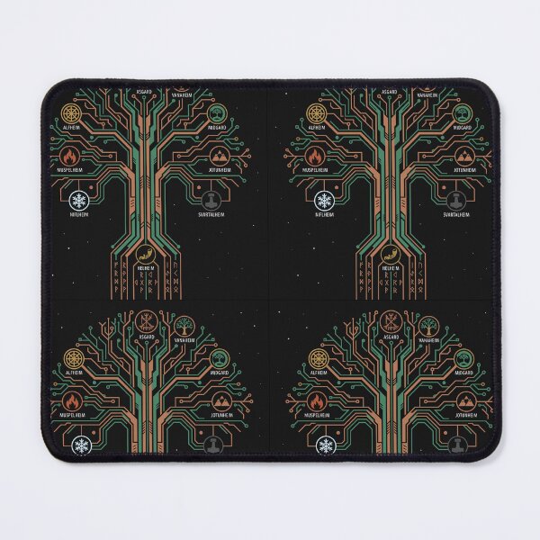 Item preview, Cyberpunk Yggdrasil World Tree designed and sold by KeremYurtseven.