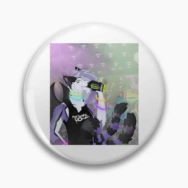 Item preview, Anthropomorphic Fox Drinking Energy Drink at Concert designed and sold by Catsi-Nook-Art.