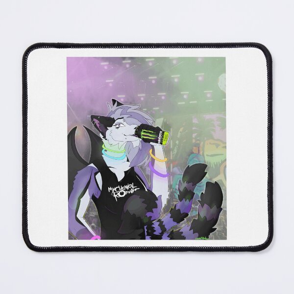 Item preview, Anthropomorphic Fox Drinking Energy Drink at Concert designed and sold by Catsi-Nook-Art.