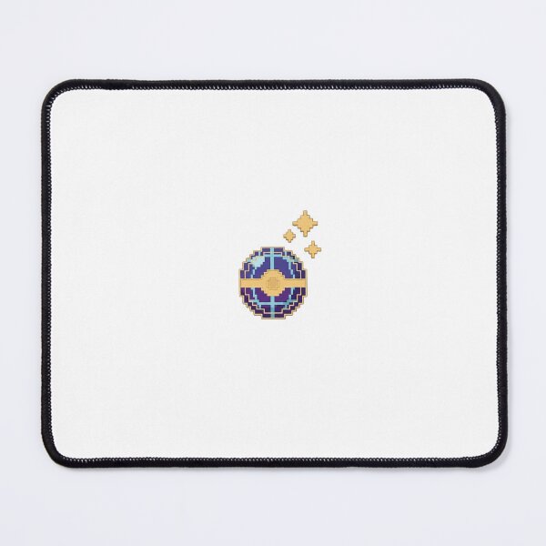 Item preview, Shiny Blue/Gold Ball 8-Bit designed and sold by PokeBroer.