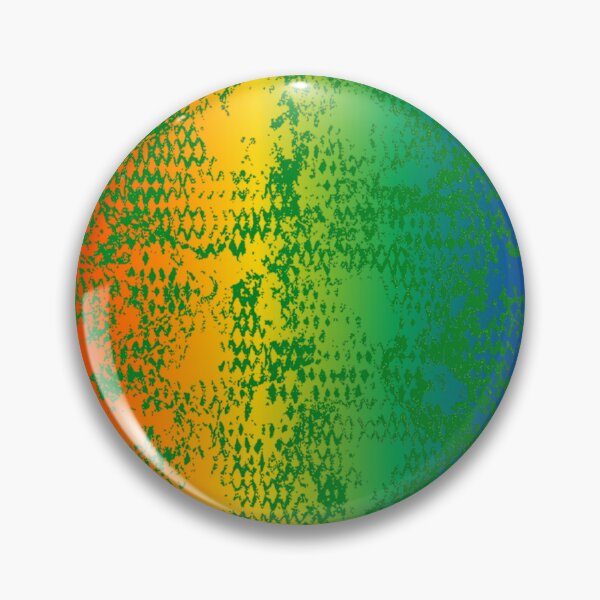 Artikelvorschau, Modernes, im Used-Look gehaltenes Python-Printmuster | Regenbogen & Grün entworfen und verkauft von Frohyou.