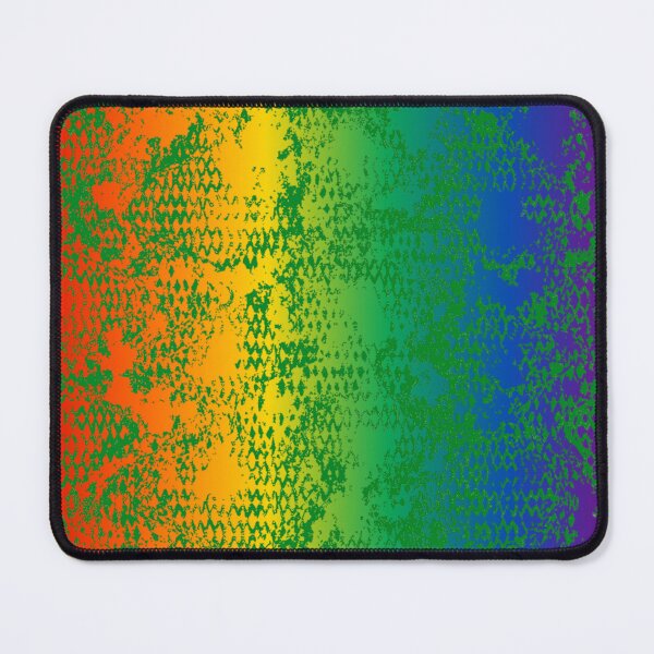 Item preview, Modern Distressed Python Print Pattern | Rainbow & Green designed and sold by Frohyou.