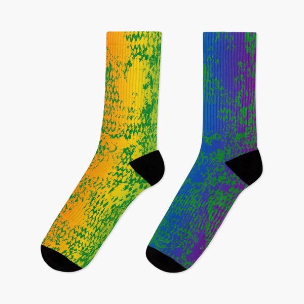 Artikelvorschau, Modernes, im Used-Look gehaltenes Python-Printmuster | Regenbogen & Grün entworfen und verkauft von Frohyou.