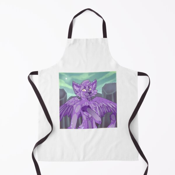 Item preview, Purple Winged Cat with Celestial Markings designed and sold by Catsi-Nook-Art.